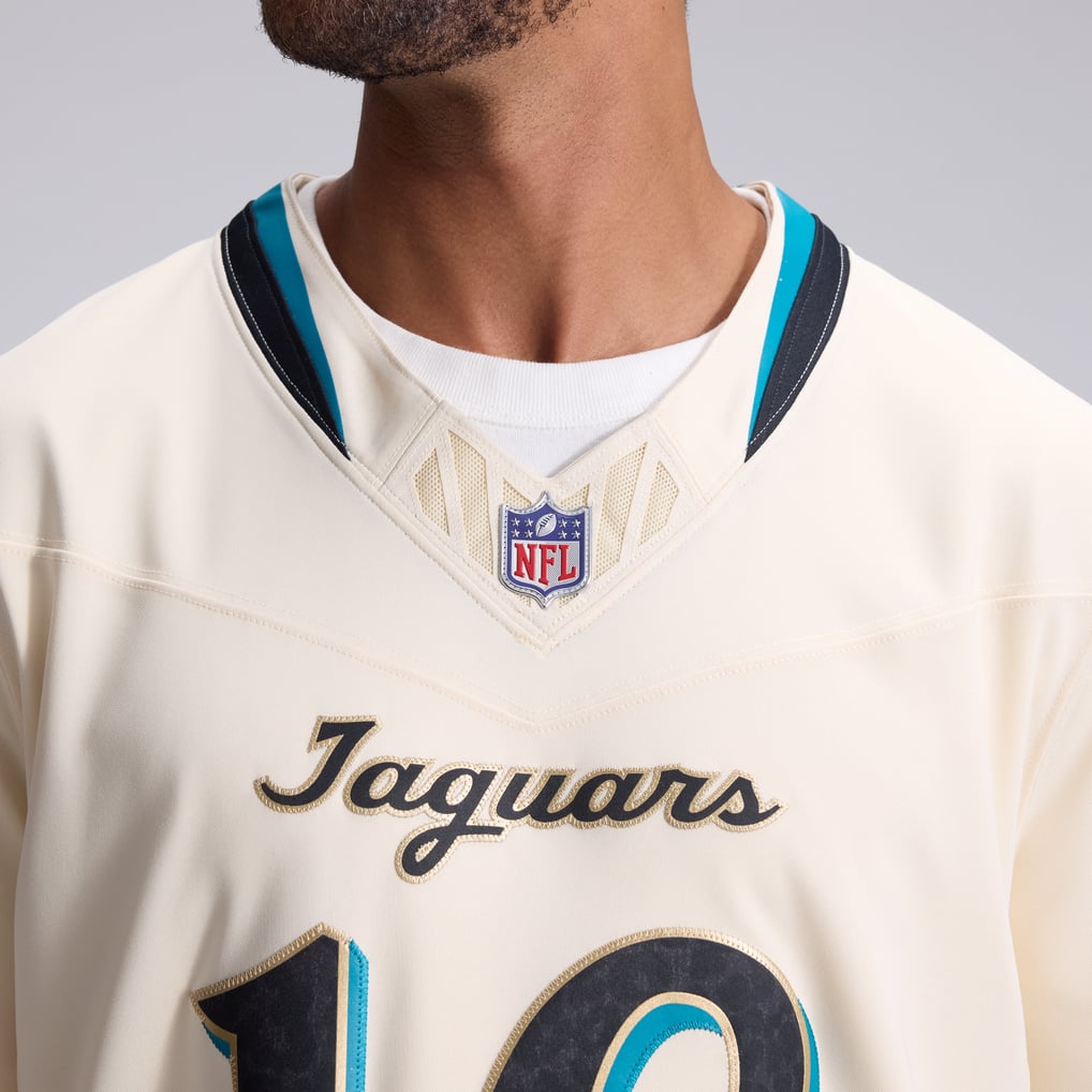 Jacksonville Jaguars 2026 Rivalries Collection Stitched Limited Jersey - Natural