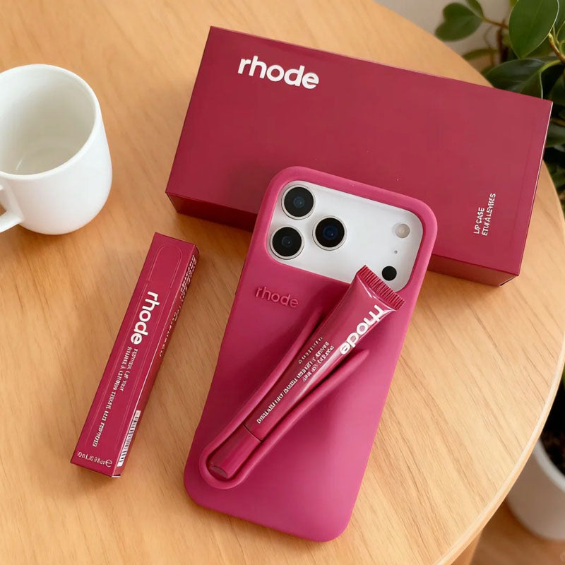 Lip case Minimalist Solid Color Rhode Soft Silicone Phone Case New