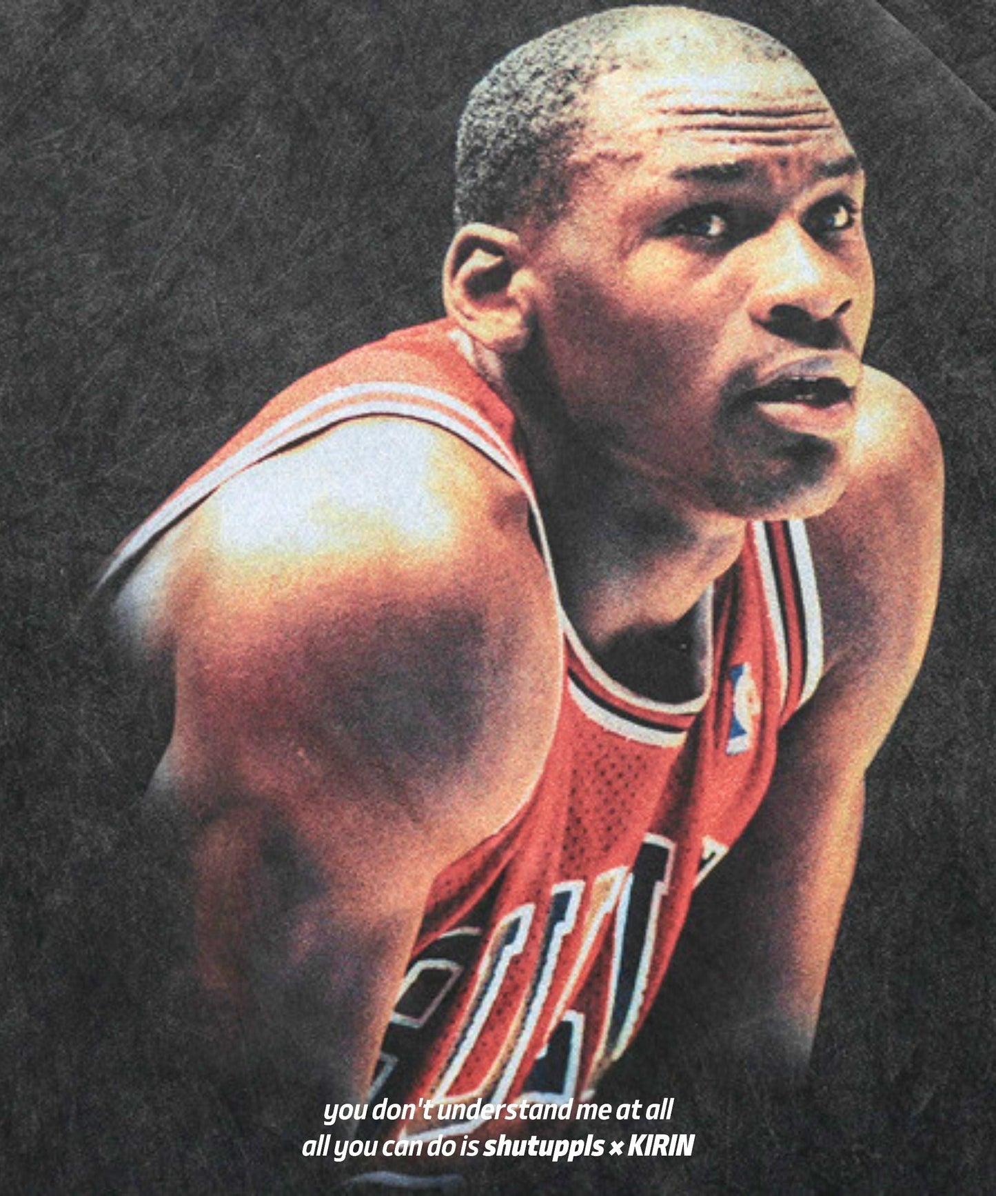 MJ Michael Jordan 1.1 BIG FACE GRAPHIC TE