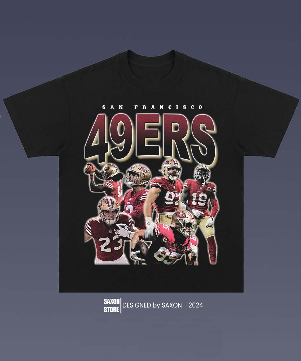 49ERS 1.2 TEE - AMERICAN FOOTBALL GRAPHIC TEE