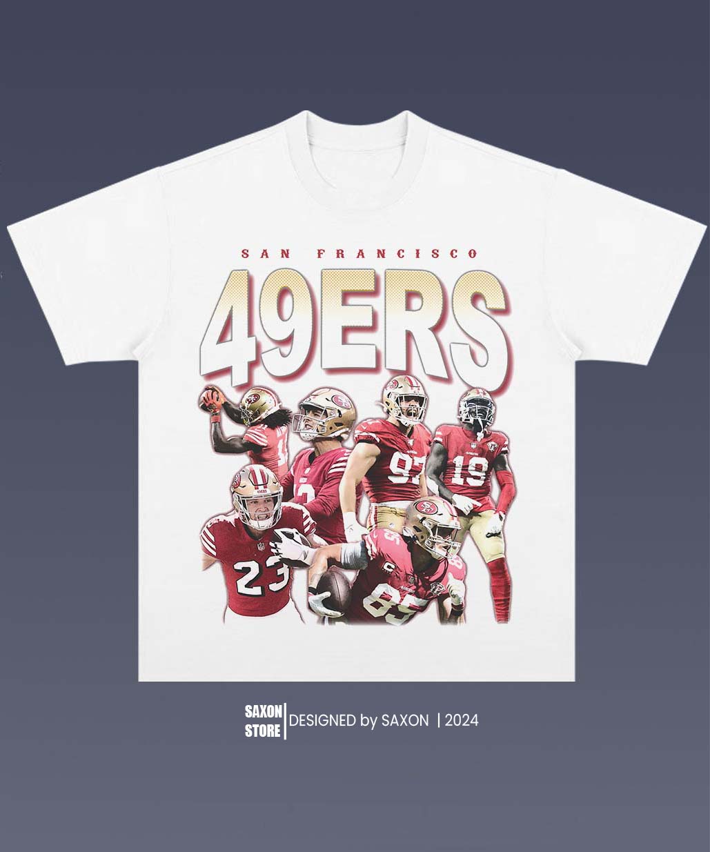 49ERS 1.2 TEE - AMERICAN FOOTBALL GRAPHIC TEE