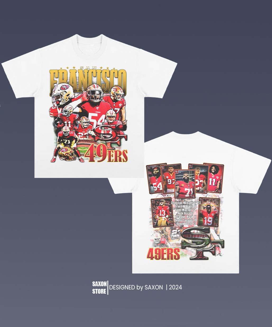 49ERS 1.4 TEE - AMERICAN FOOTBALL GRAPHIC TEE