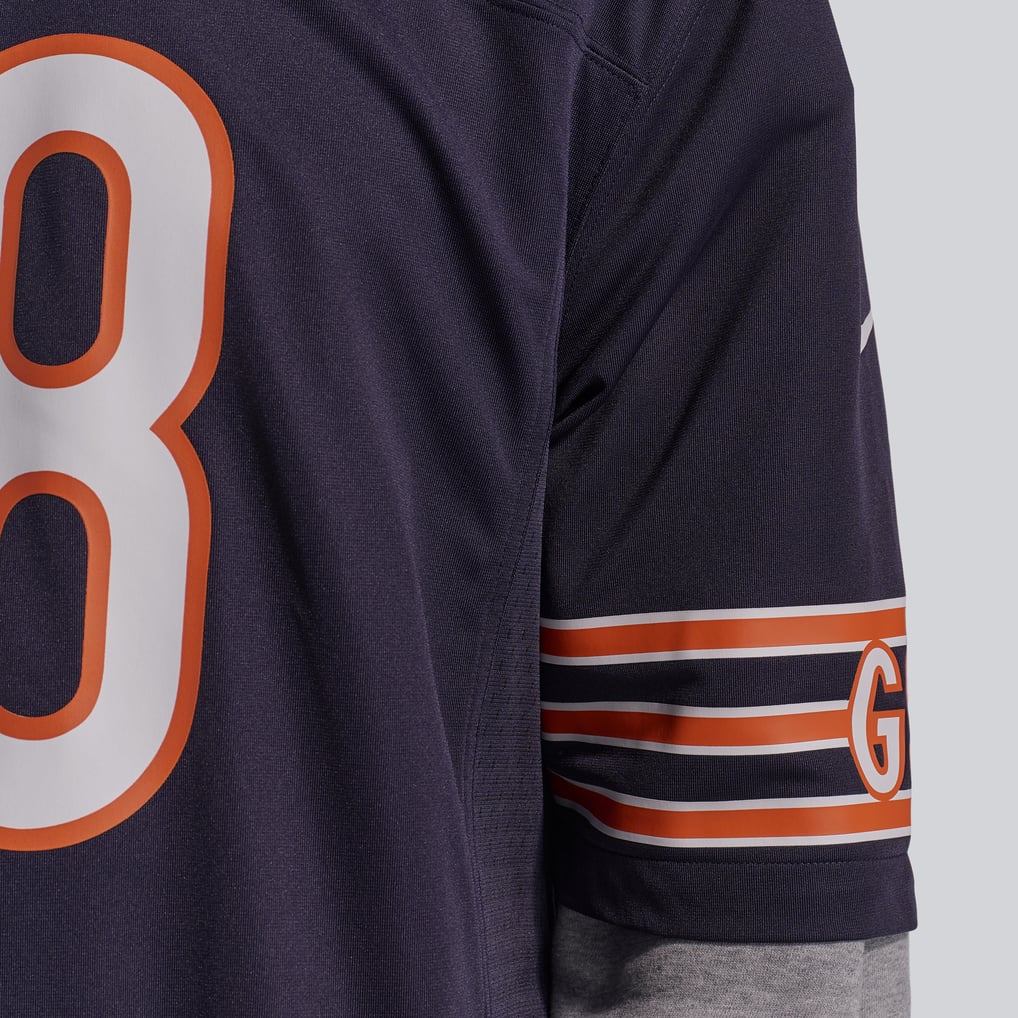 Chicago Bears 2026 Home Player Game Jersey Navy