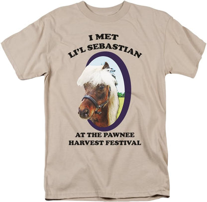 Popfunk Classic Parks and Rec Lil Sebastian T Shirt & Stickers