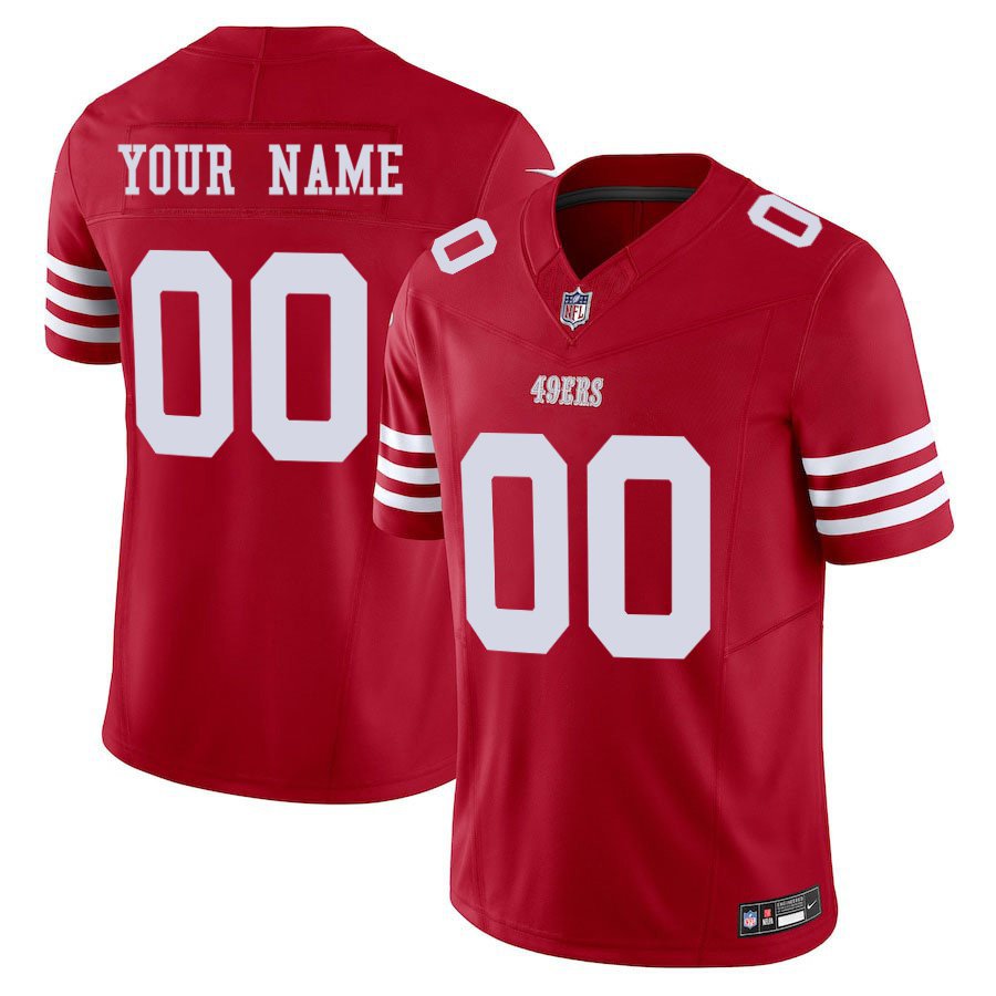 San Francisco 49ers Team 2026 Home Vapor F.U.S.E. Stitched Limited Jersey - Red