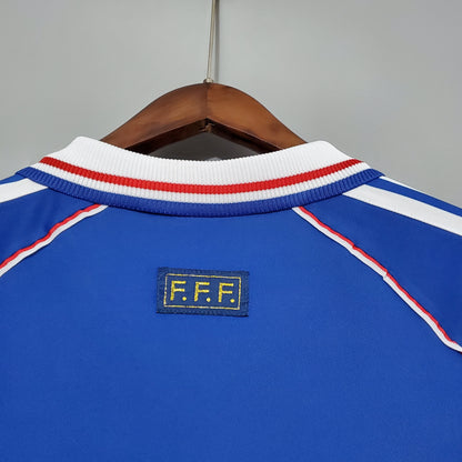 France Home Jersey 1998 World Cup Victory