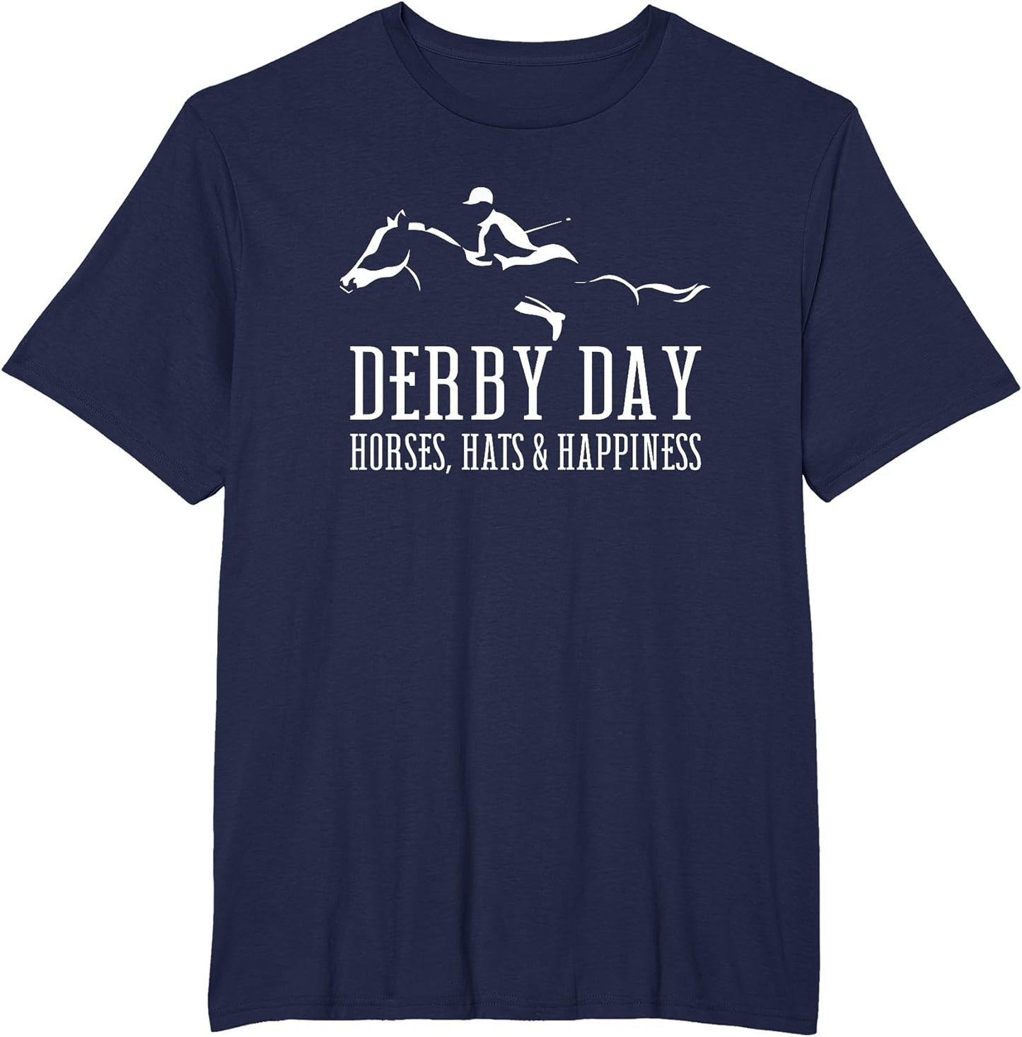 Derby Day Horse Silks and Hats Jockey Kentucky Horse Racing T-Shirt