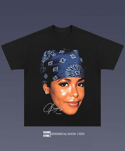 AALIYAH 2.6 BIG FACE GRAPHIC TEE