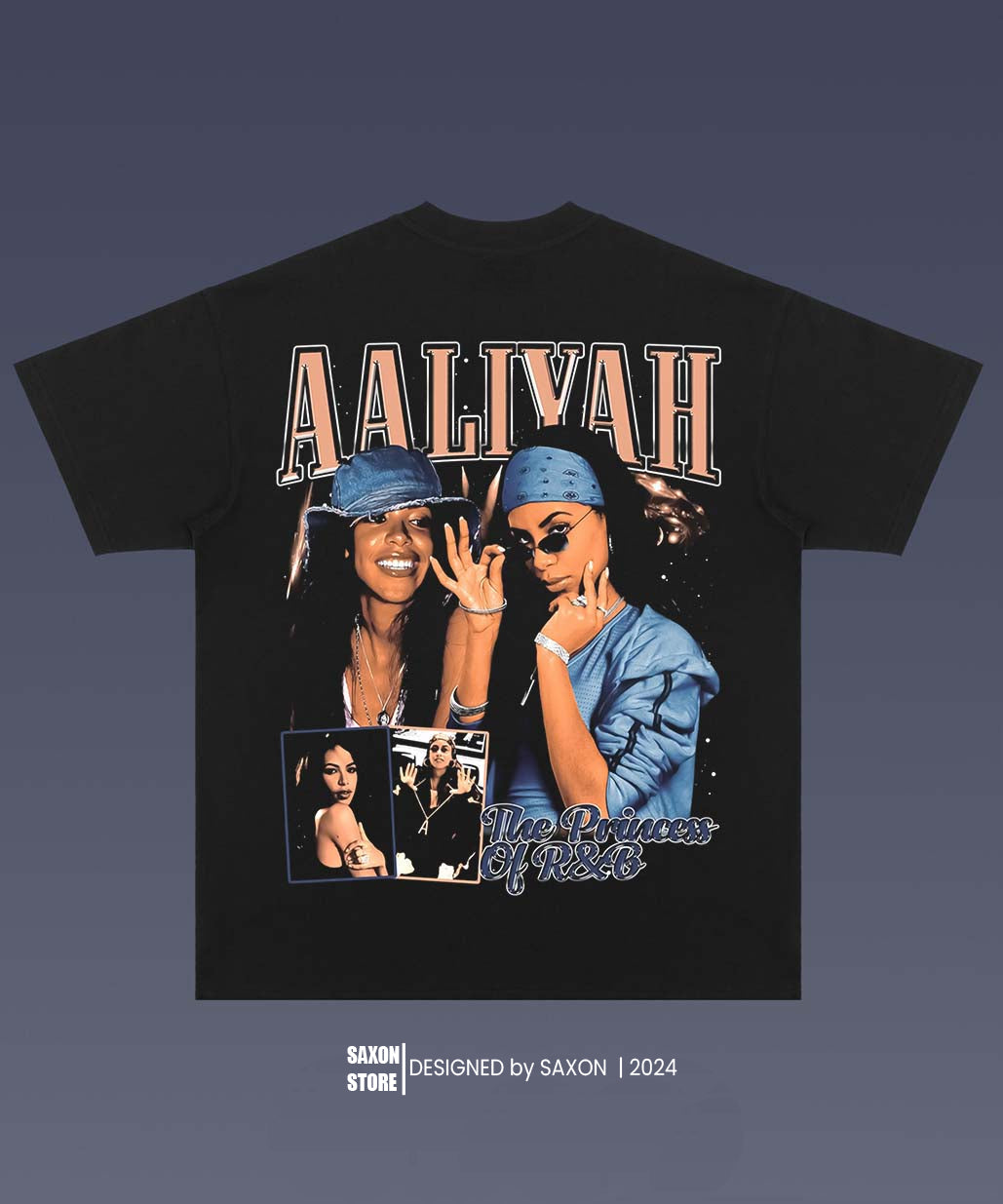 AALIYAH 2.6 BIG FACE GRAPHIC TEE