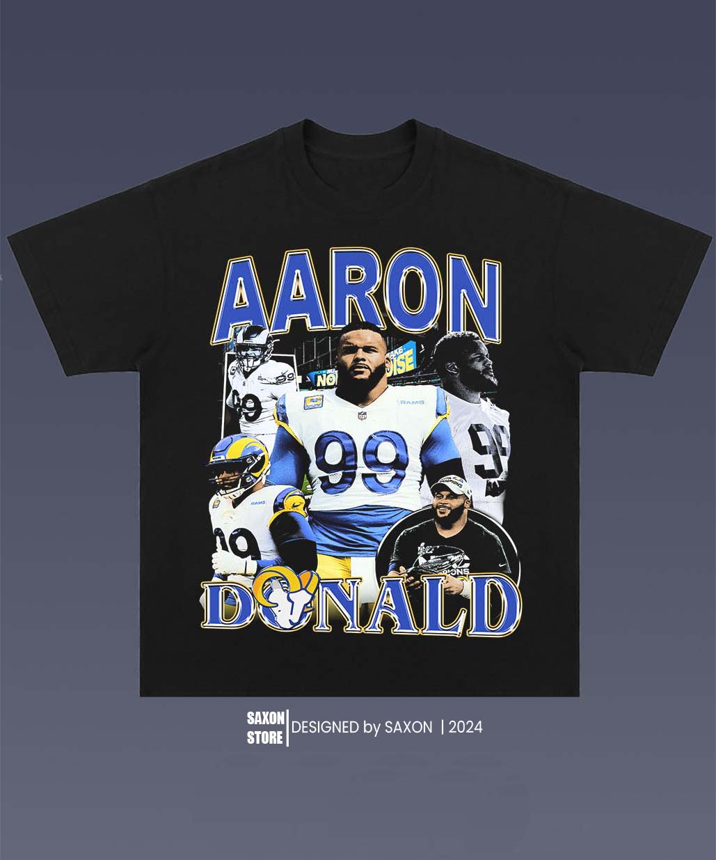 AARON DONALD 1.2 TEE - AMERICAN FOOTBALL GRAPHIC TEE