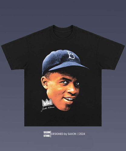 ACKIE ROBINSON 1.0 BIG FACE GRAPHIC TEE