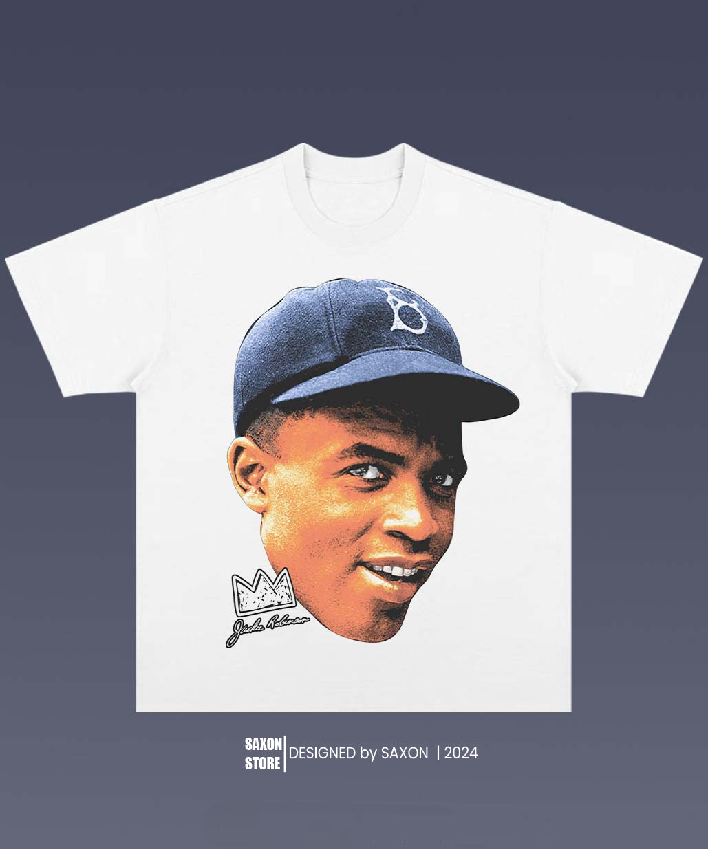 ACKIE ROBINSON 1.0 BIG FACE GRAPHIC TEE