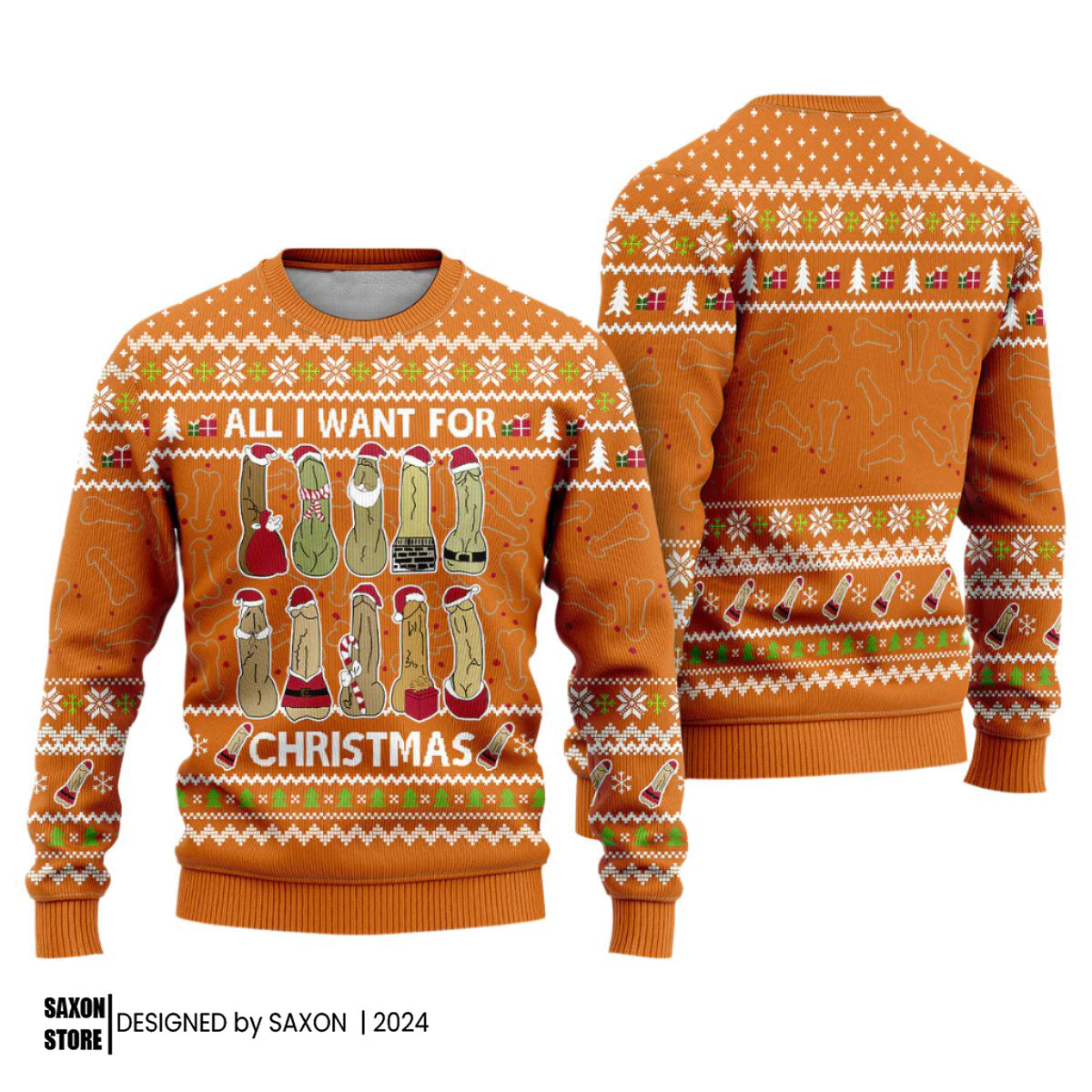 All I Want For Christmas Is You Funny Ugly Christmas Sweater