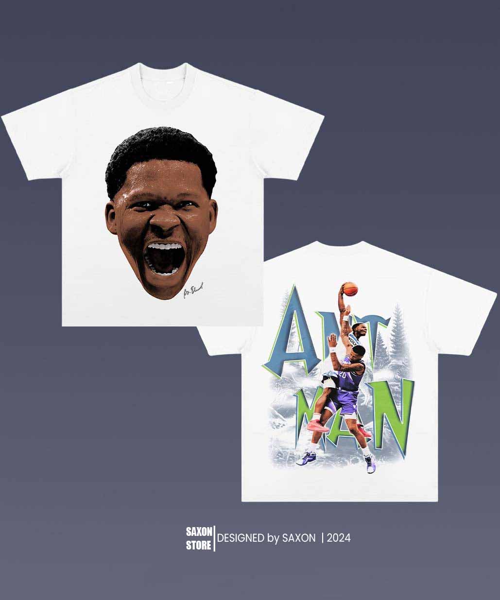 Anthony Edwards 1.23 BIG FACE GRAPHIC TEE