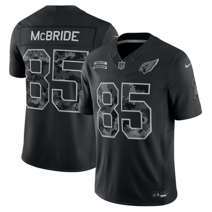 Arizona Cardinals 2026 Salute to Service Retired Player Stitched Limited Jersey - Black