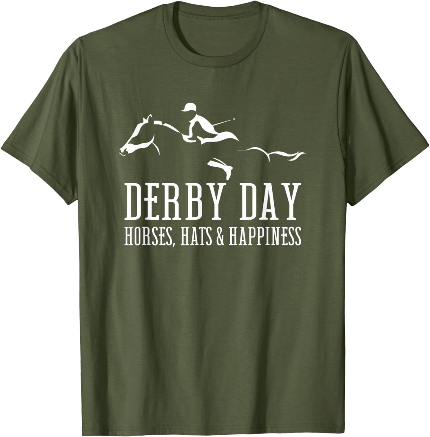Derby Day Horse Silks and Hats Jockey Kentucky Horse Racing T-Shirt