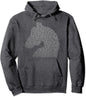 Chess Knight Game Notation Silhouette Pullover Hoodie