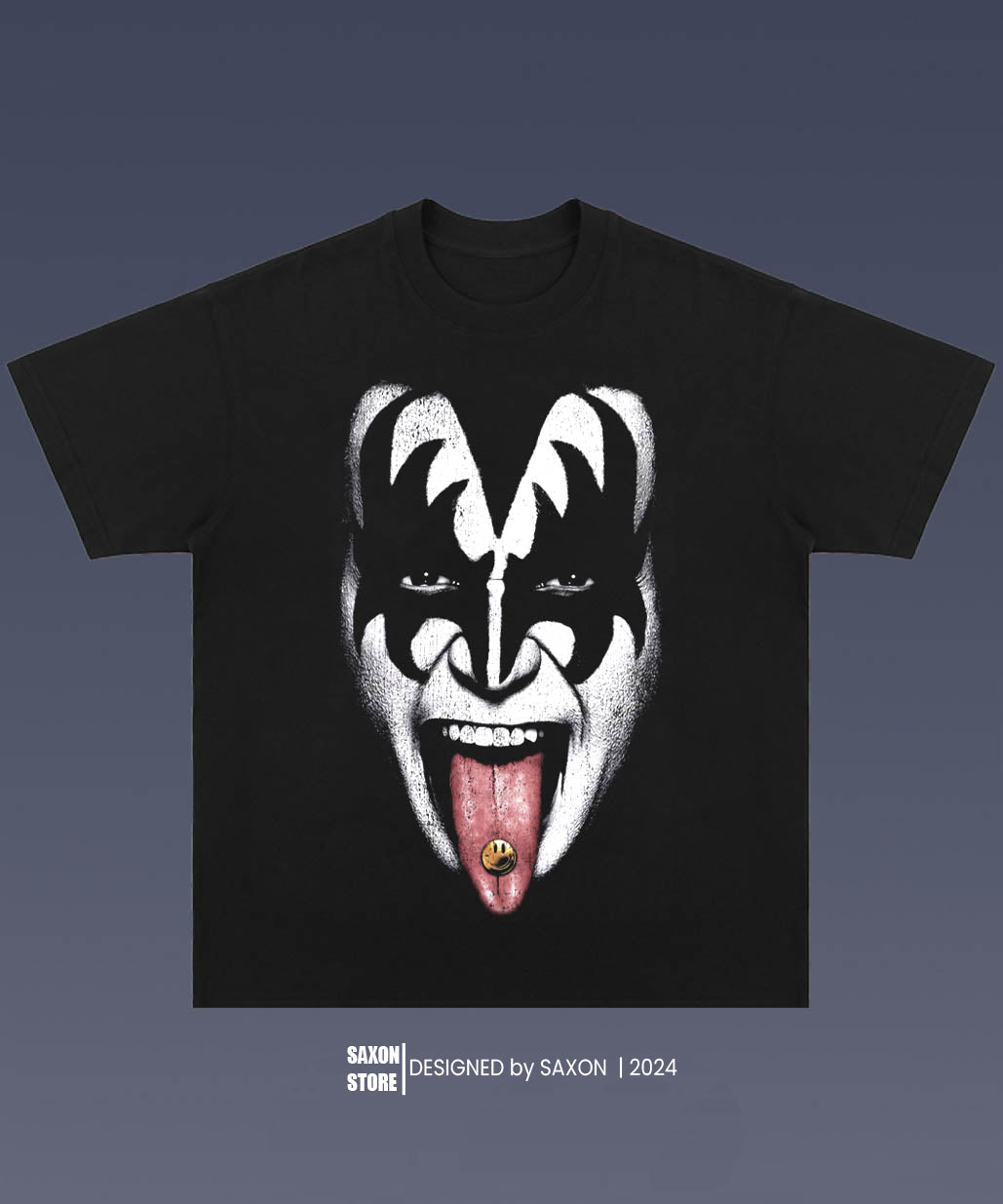 KISS 1.4 BIG FACE GRAPHIC TEE