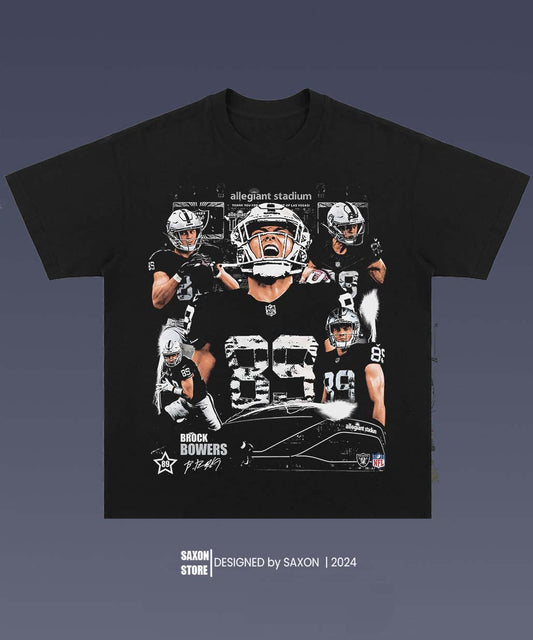 BROCK BOWERS RAIDERS 1.0 TEE - AMERICAN FOOTBALL GRAPHIC TEE