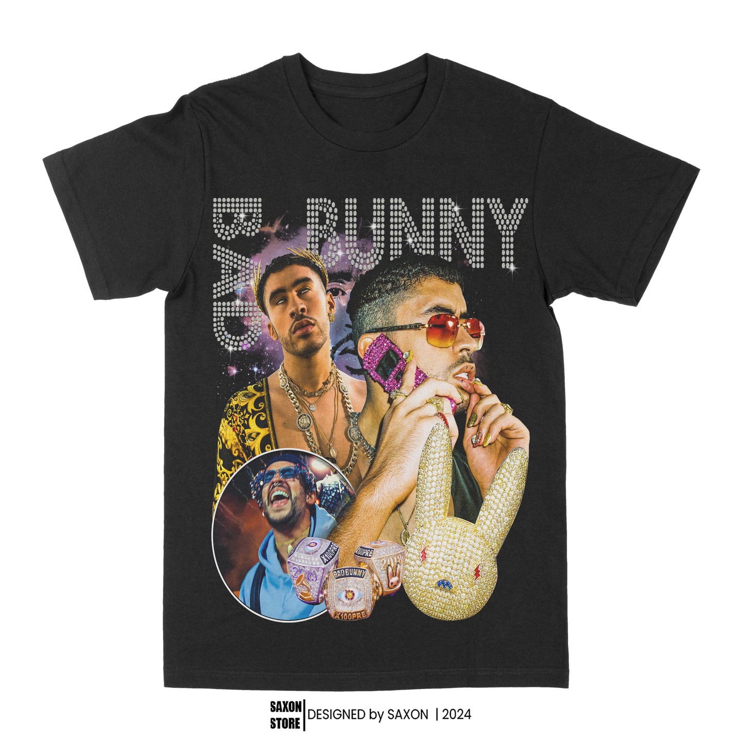 Bad Bunny Bling Graphic Tee