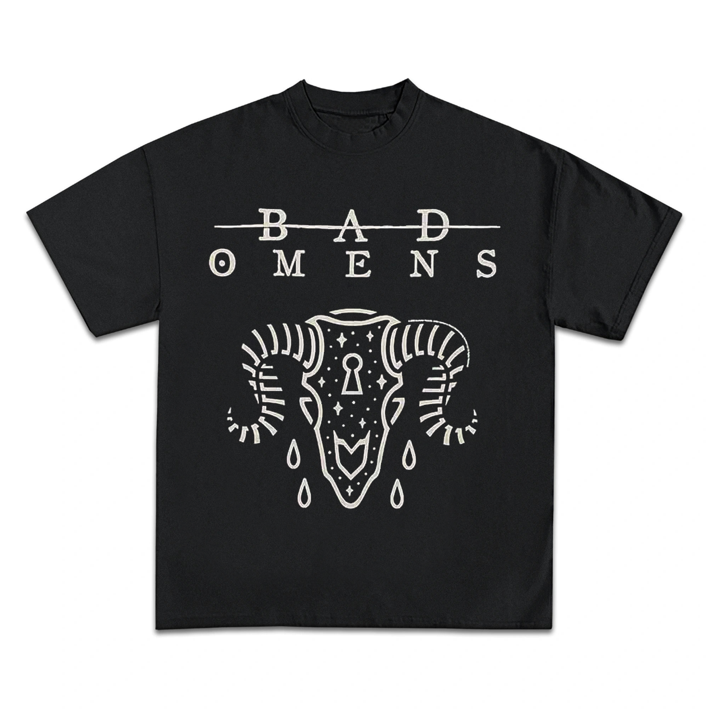 Bad Omens Ram Skull Mens T Shirt