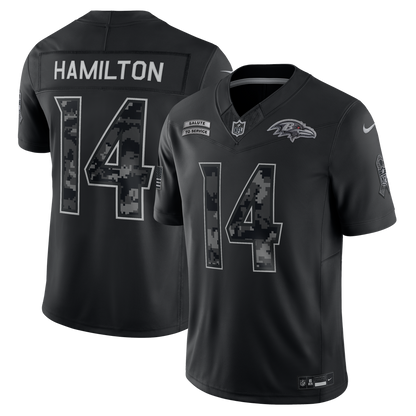 Baltimore Ravens 2026 Salute to Service Stitched Limited Jersey - Black