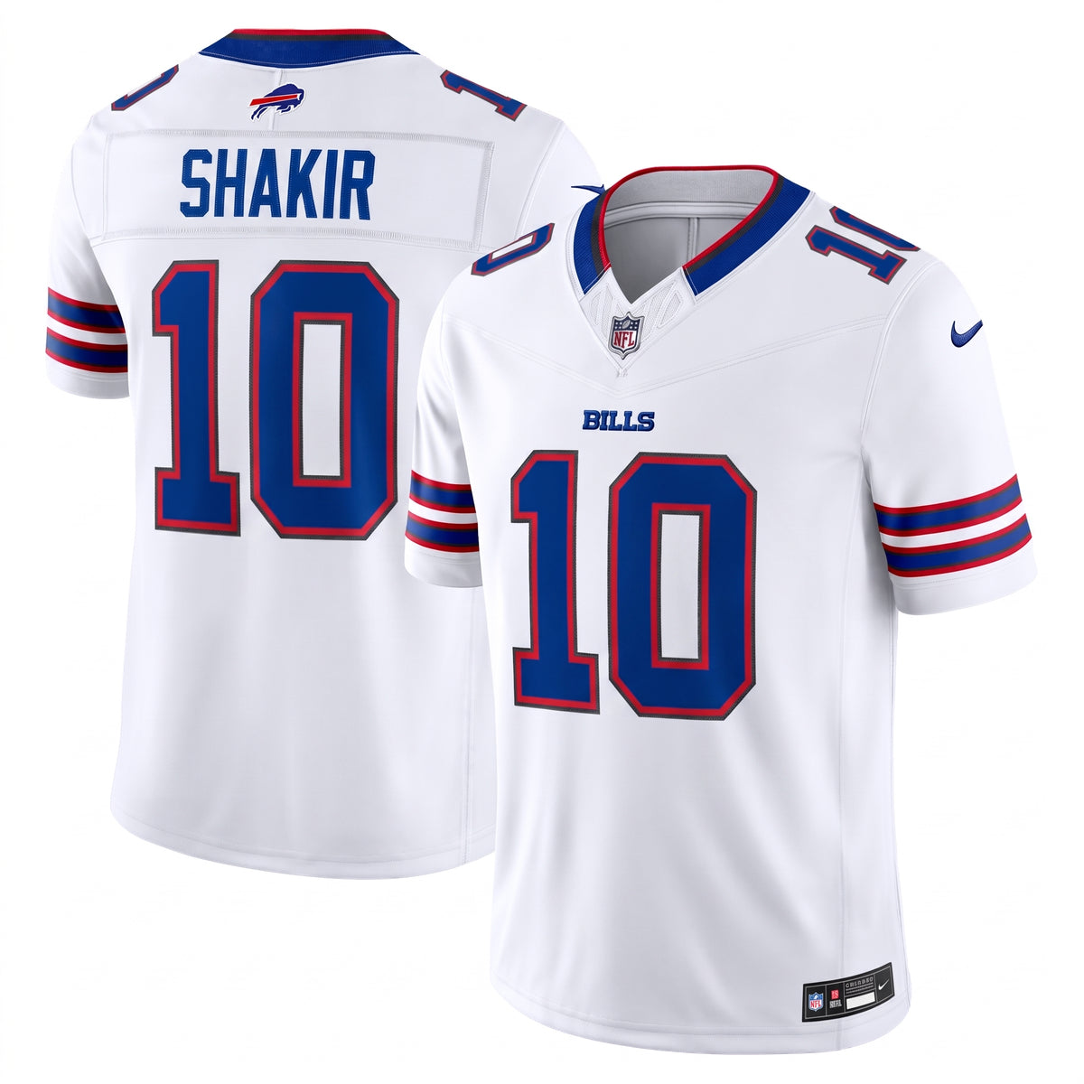 Buffalo Bills Vapor F.U.S.E. Stitched Limited Away Jersey 2026 - White