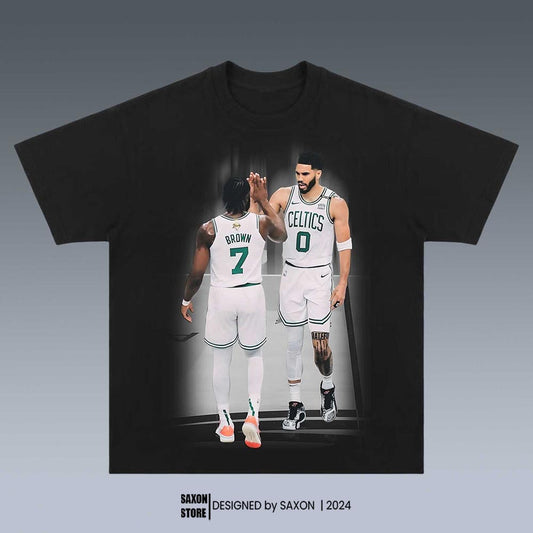 CELTICS-JALEN BROWN- JAYSON TATUM 7.9 GRAPHIC TEE