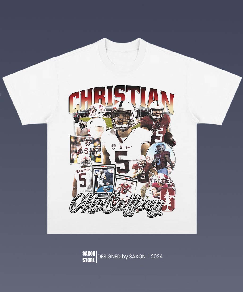 CHRISTIAN MCCAFFREY STANFORD 1.0 TEE