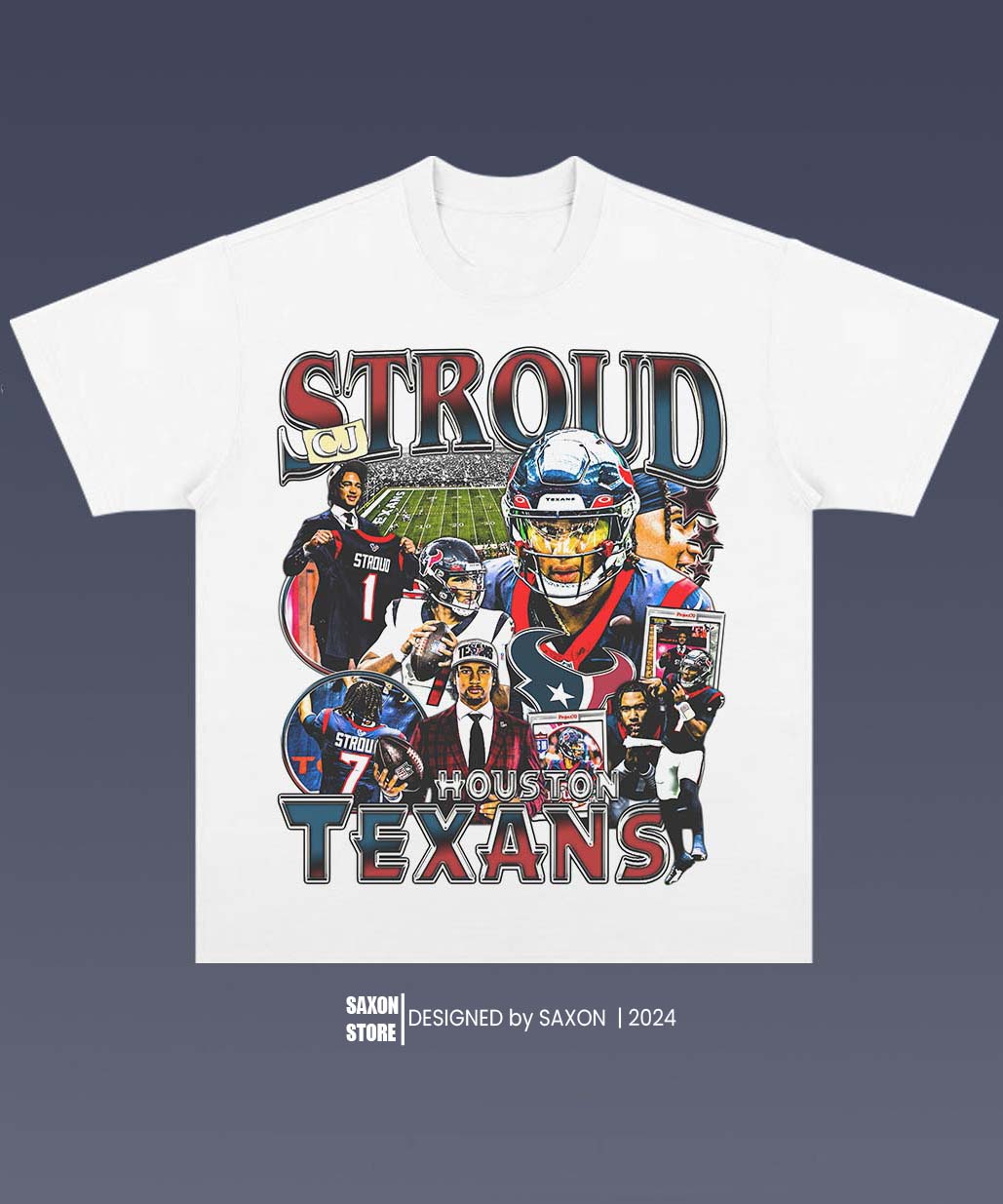 CJ STROUD 1.1 TEE - AMERICAN FOOTBALL GRAPHIC TEE