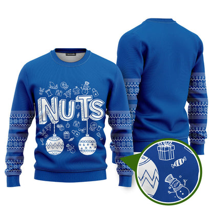 Chest Nuts Funny Ugly Christmas Sweater