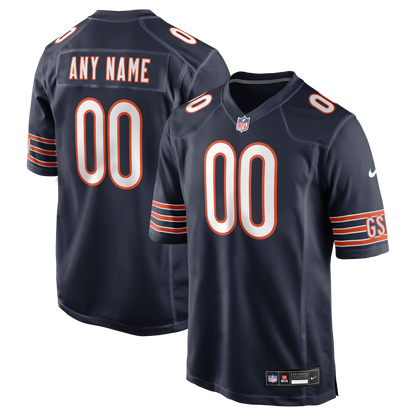 Chicago Bears 2026 Home Player Game Jersey Navy
