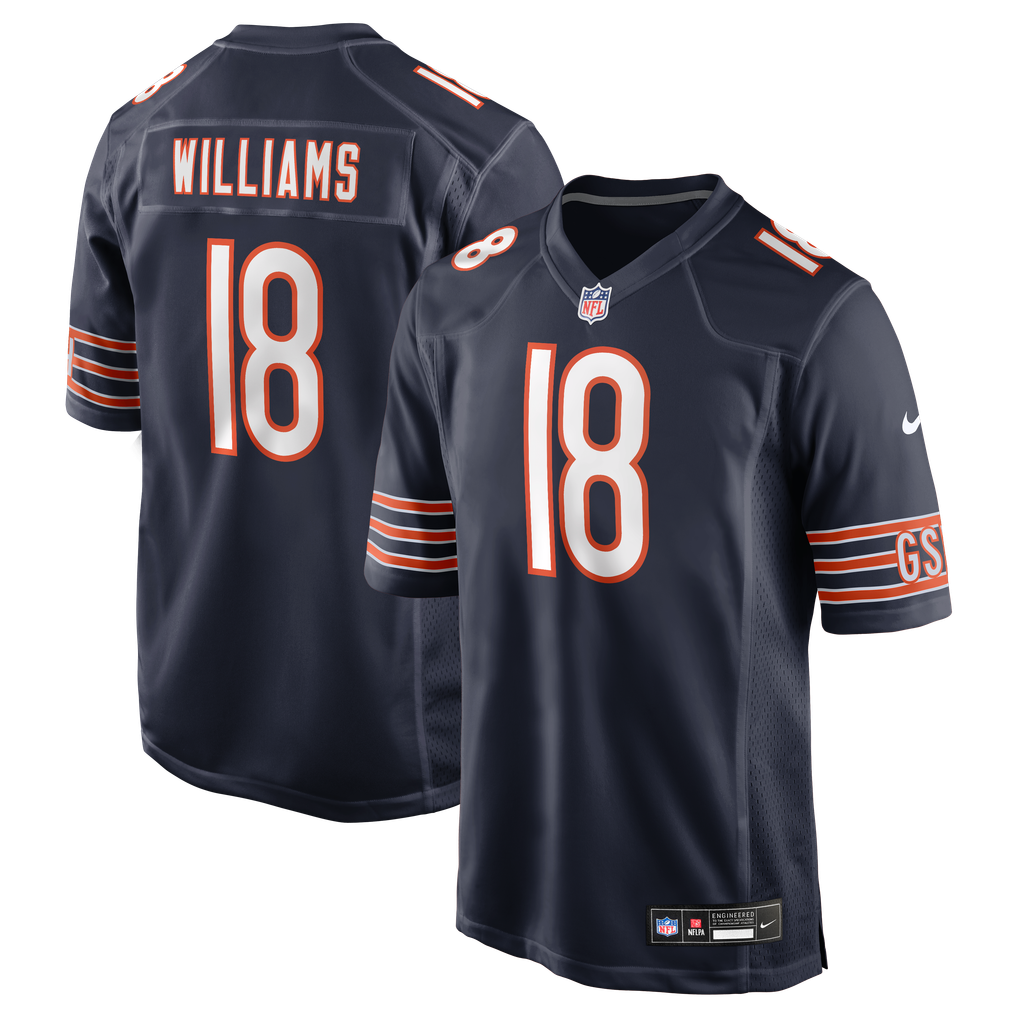 Chicago Bears 2026 Home Player Game Jersey Navy