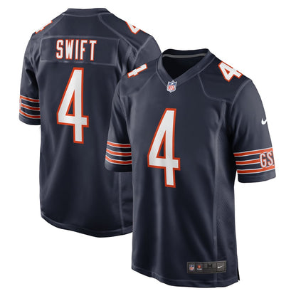 Chicago Bears 2026 Home Player Game Jersey Navy