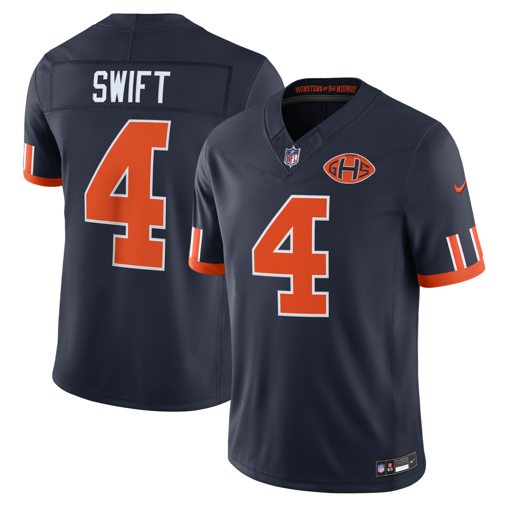 Chicago Bears 2026 Rivalries Collection Stitched Limited Jersey Navy