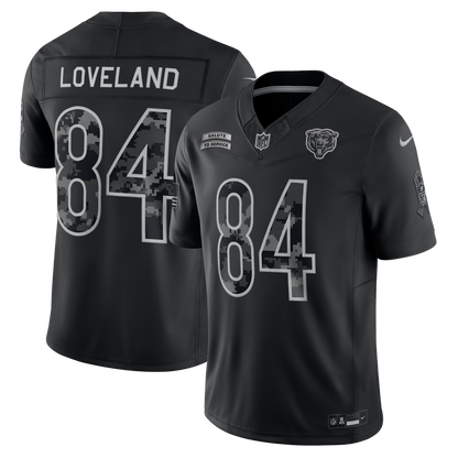 Chicago Bears 2026 Salute to Service Stitched Limited Jersey - Black