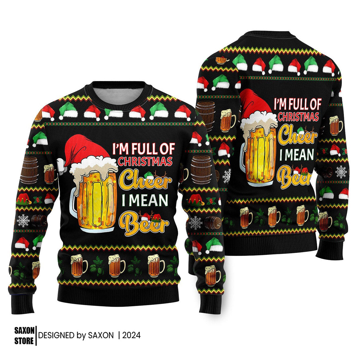 Christmas Cheer Beer Ugly Christmas Sweater