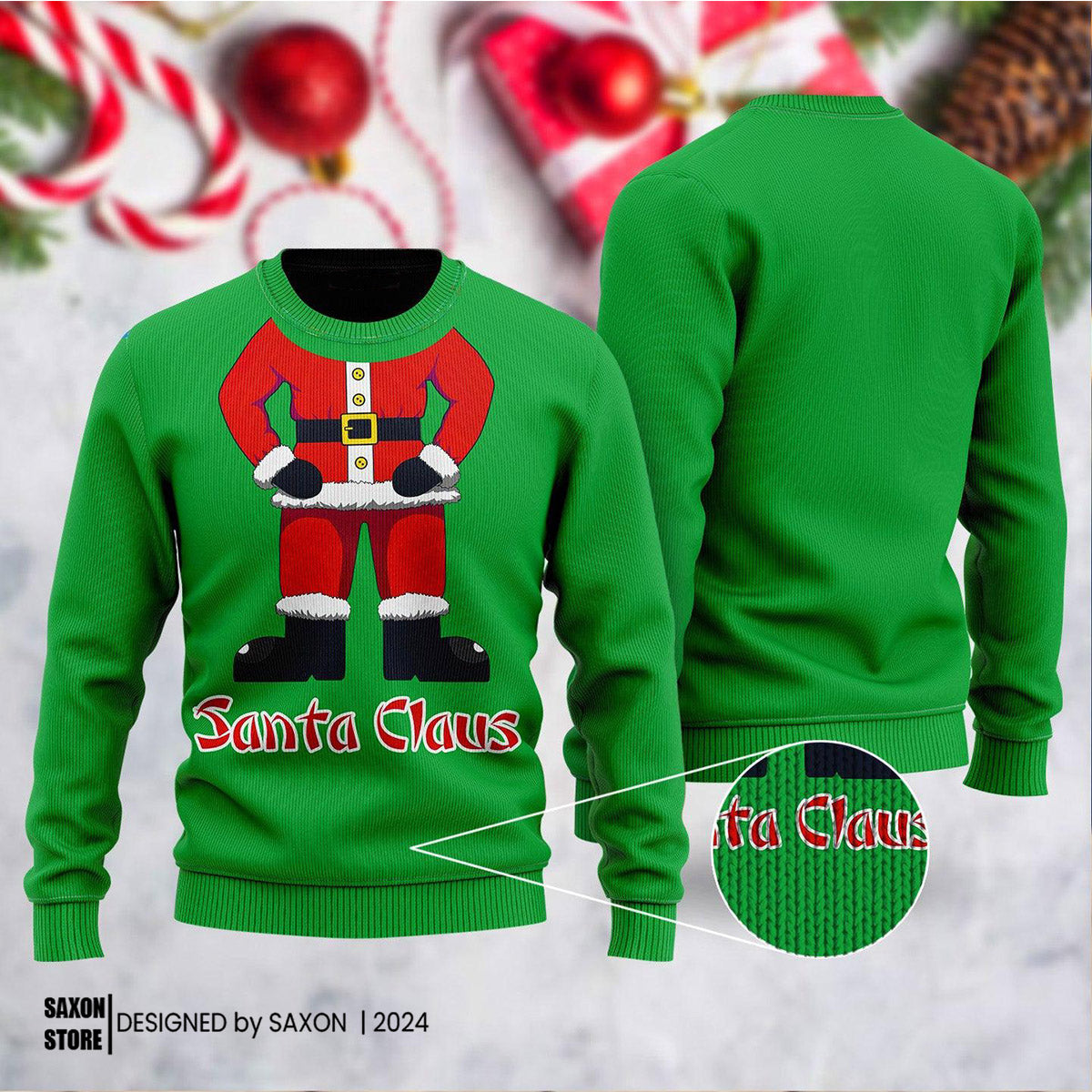 Christmas Holiday Pattern Ugly Christmas Sweater