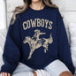 Cowboys, Bronco Rider, Cowboy, Western, Horse, Sweatshirt
