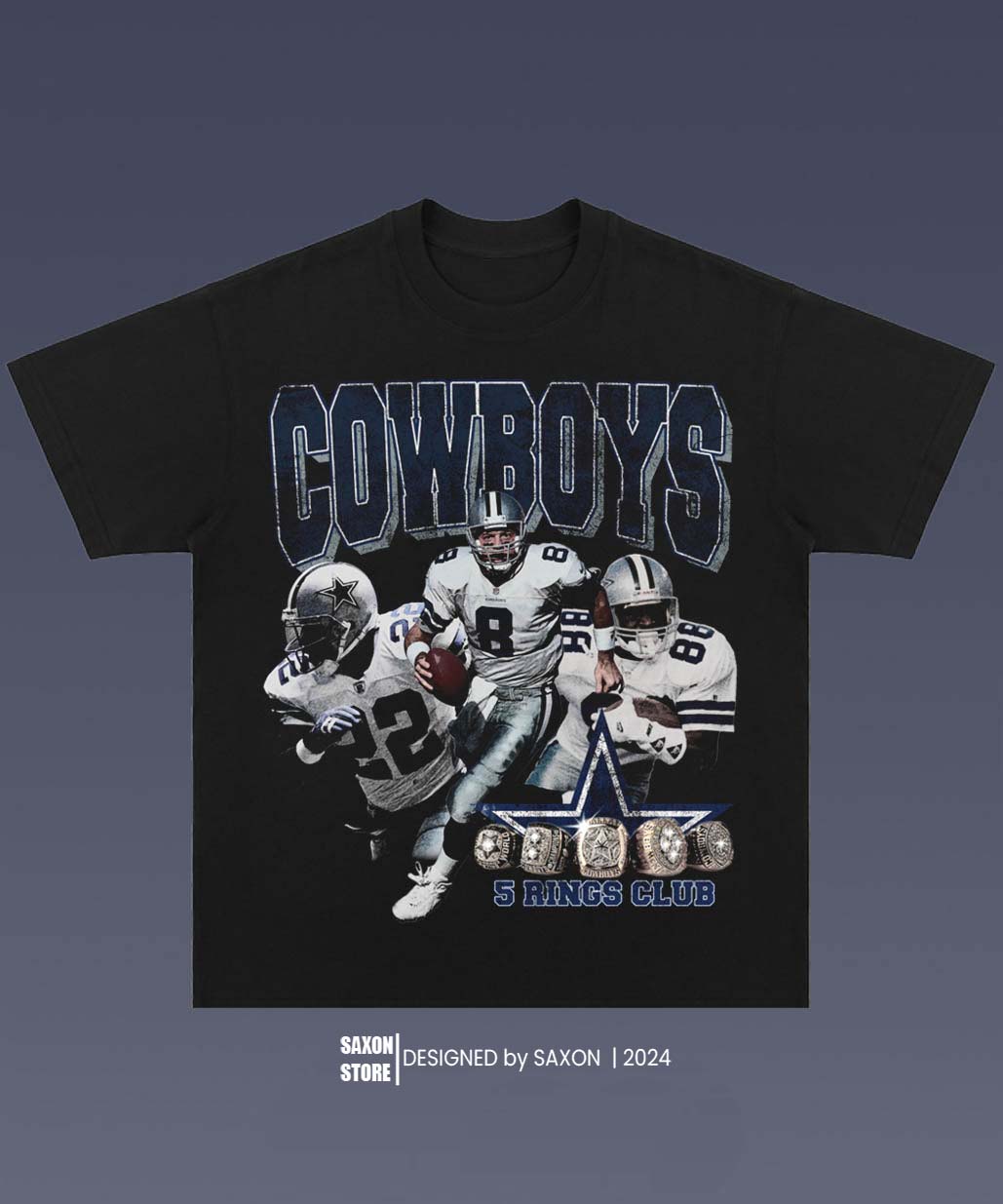 DALLAS COWBOYS 2.2 TEE - AMERICAN FOOTBALL GRAPHIC TEE