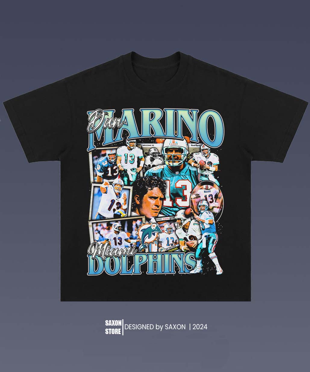 DAN MARINO 1.0 - AMERICAN FOOTBALL GRAPHIC TEE