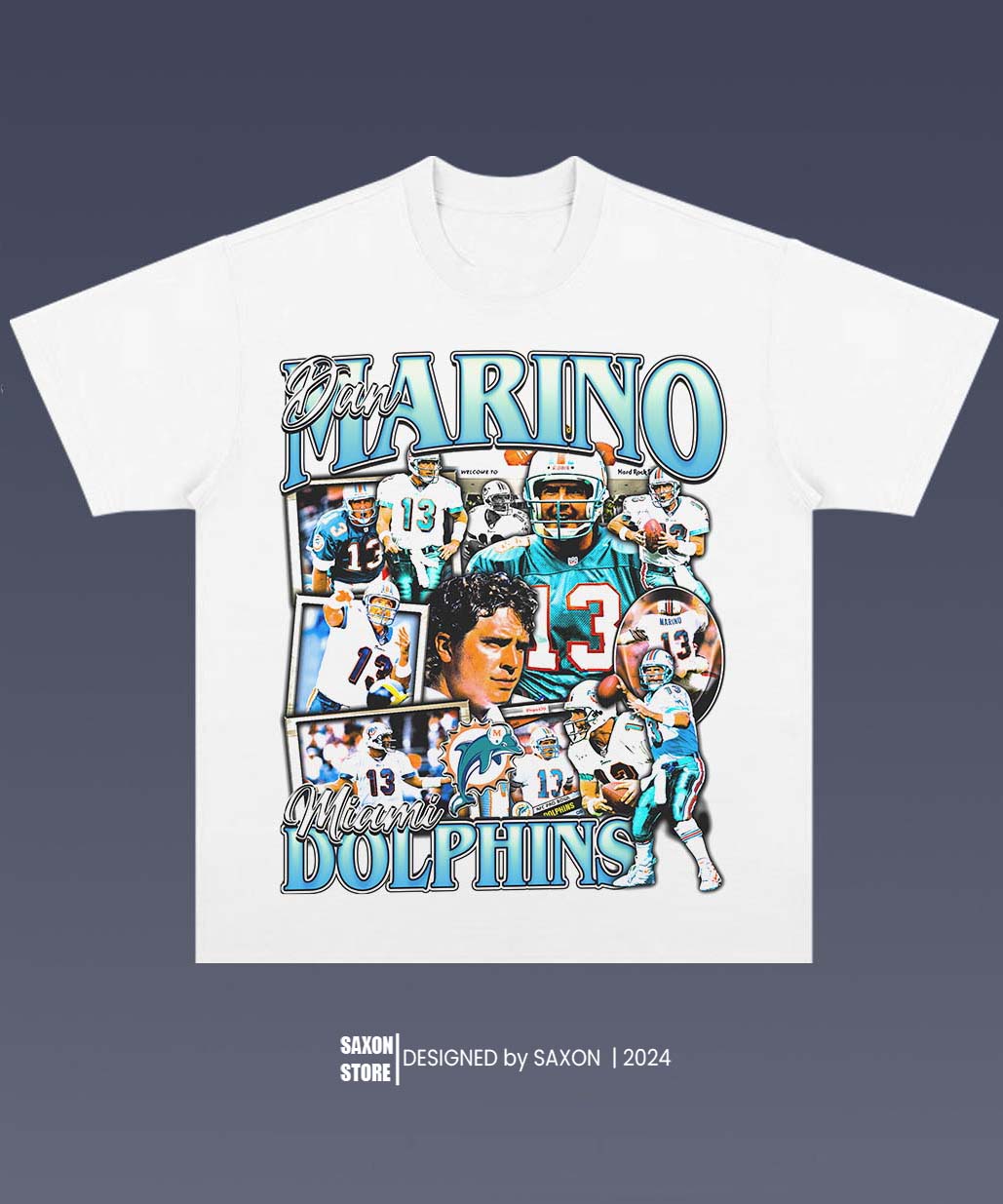 DAN MARINO 1.0 - AMERICAN FOOTBALL GRAPHIC TEE
