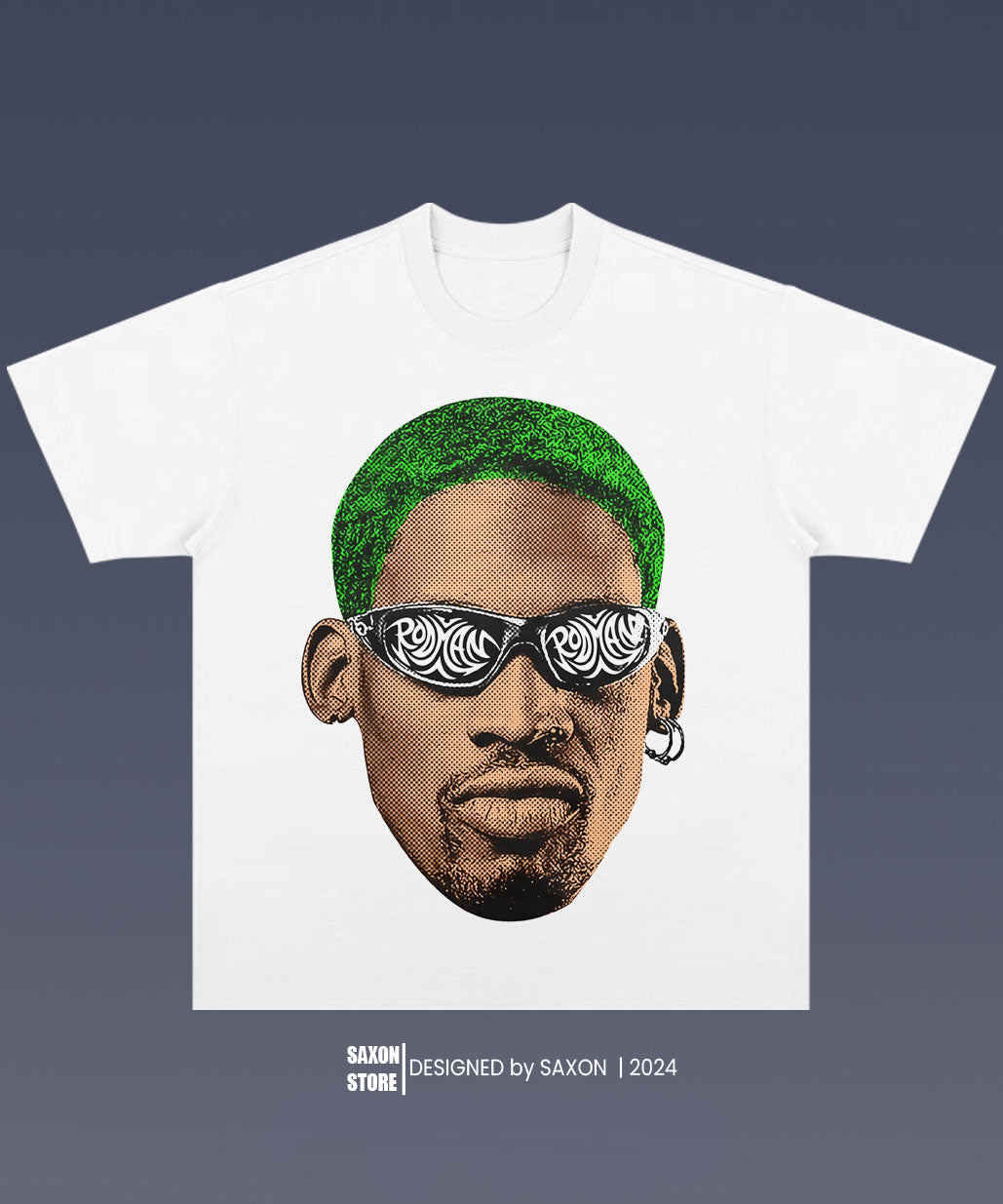 DENNIS RODMAN 6.46 BIG FACE GRAPHIC TEE