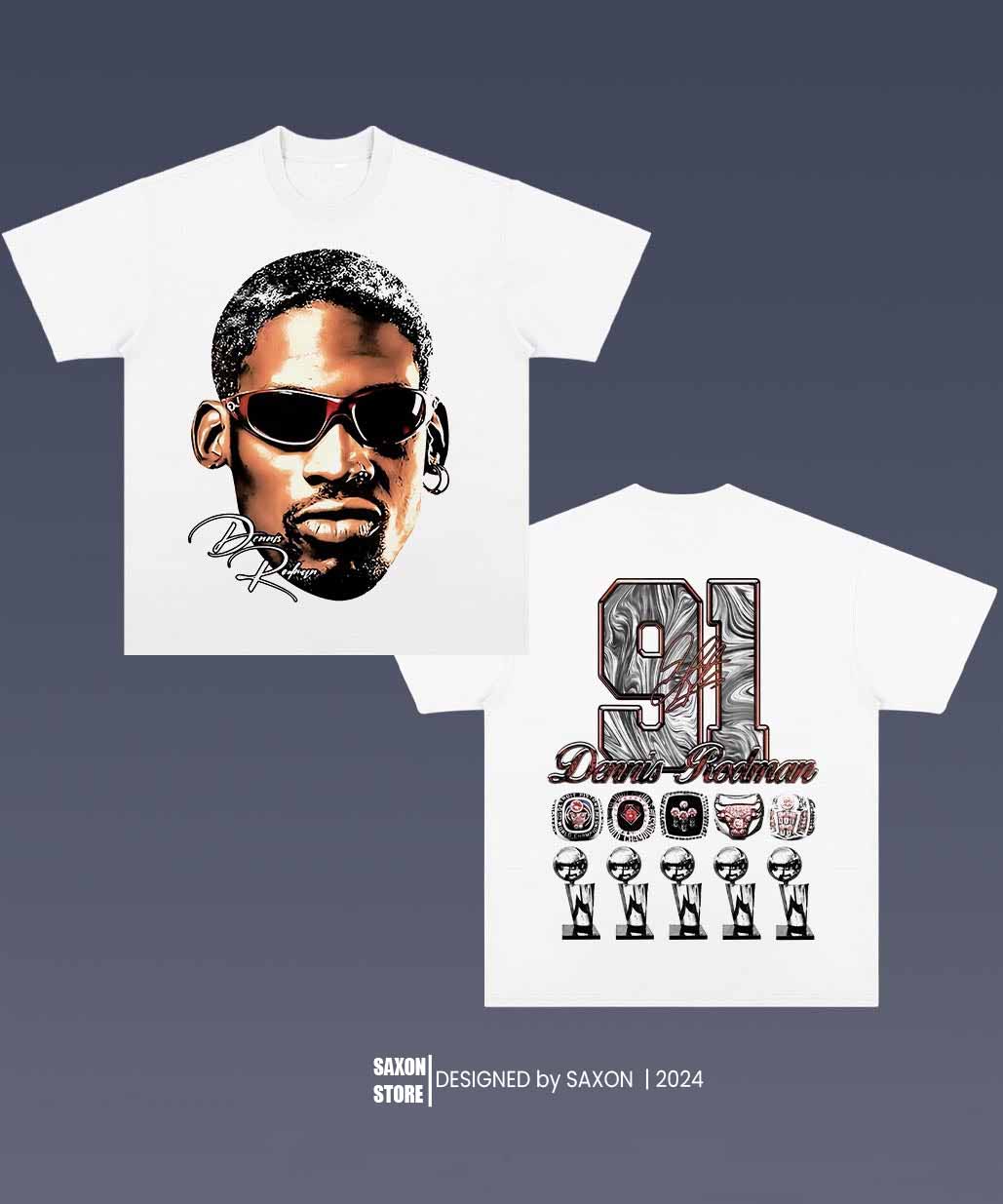 DENNIS RODMAN BIG FACE GRAPHIC TEE