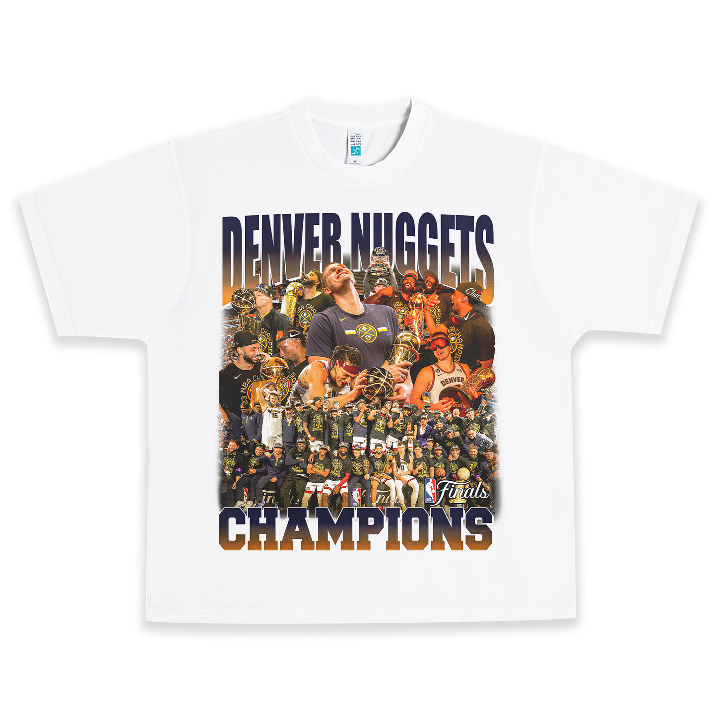 DENVER NUGGETS CHAMPIONSHIP Heavyweight Graphic Tee Shirt