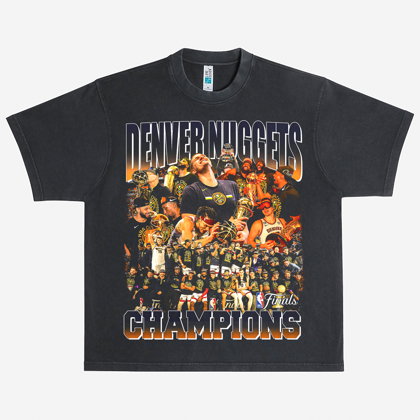 DENVER NUGGETS CHAMPIONSHIP Heavyweight Graphic Tee Shirt