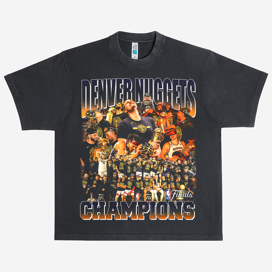 DENVER NUGGETS CHAMPIONSHIP Heavyweight Graphic Tee Shirt