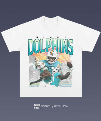 DOLPHINS 1.0 TEE - AMERICAN FOOTBALL GRAPHIC TEE