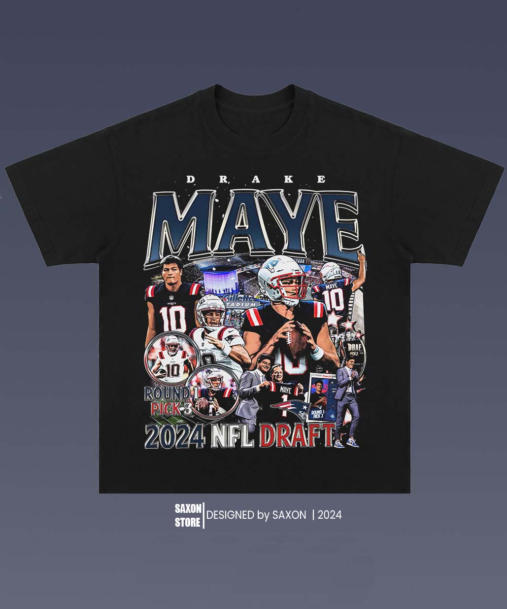 DRAKE MAYE 1.0 TEE - AMERICAN FOOTBALL GRAPHIC TEE