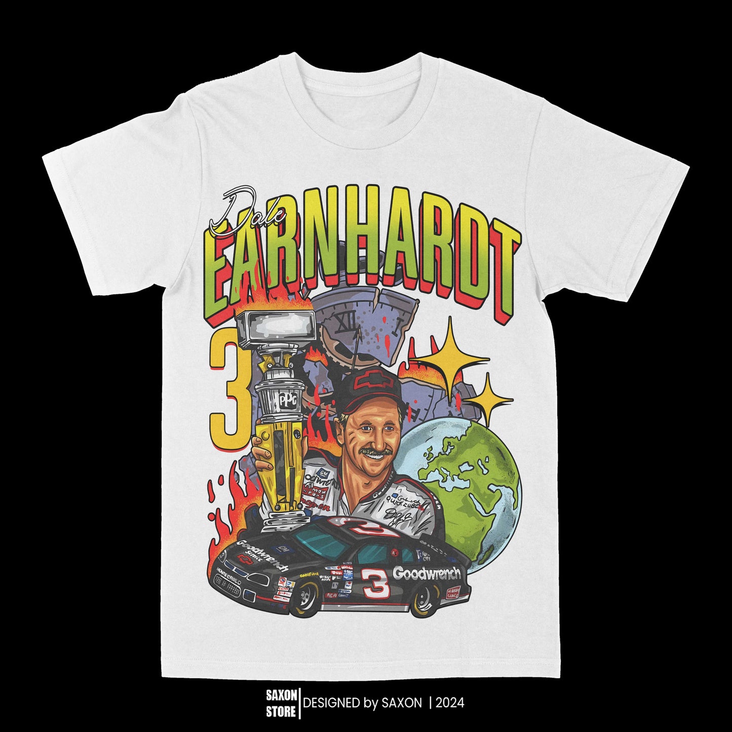 Dale Earnhardt "World" Graphic Tee